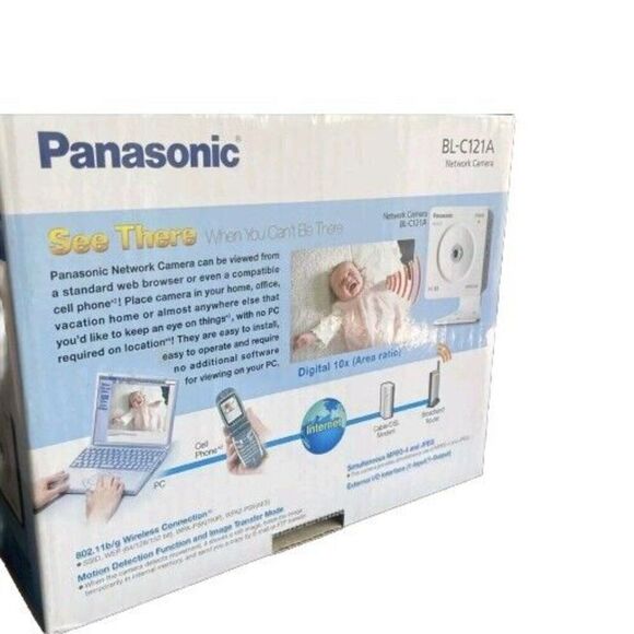 *BRAND NEW* Panasonic Remote Video Monitoring BL-C121A Wireless Network Camera - Picture 4 of 7